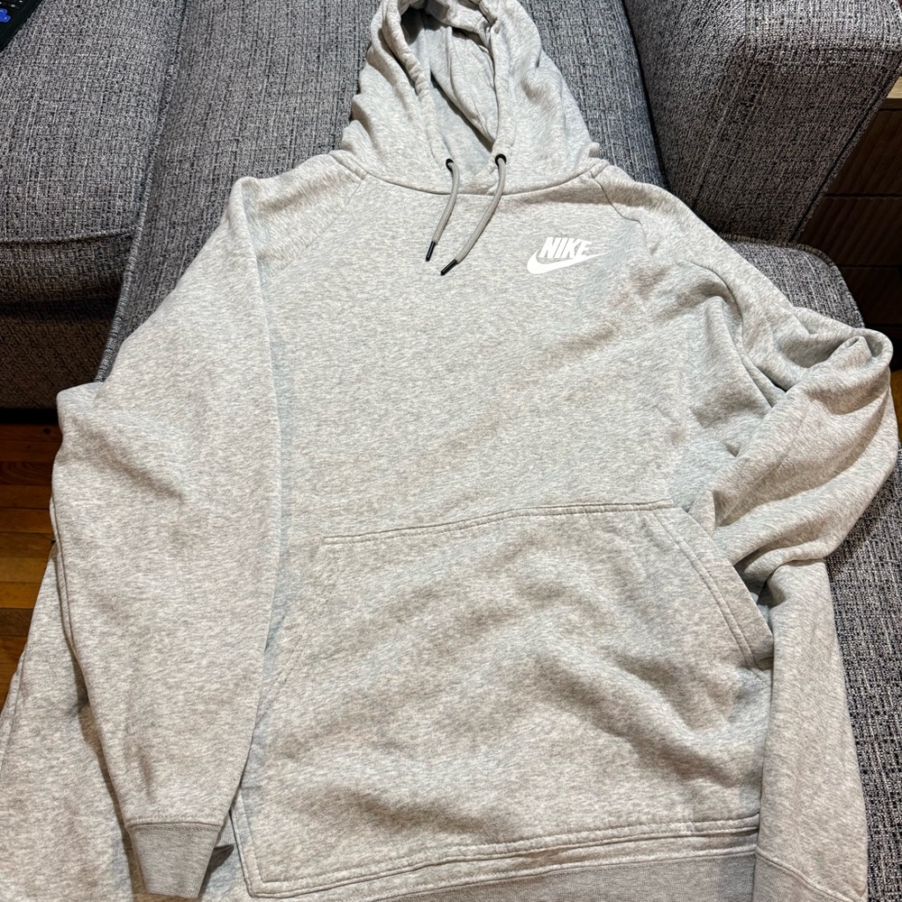 Nike Light Gray Men's Hoodie